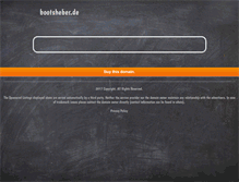 Tablet Screenshot of bootsheber.de